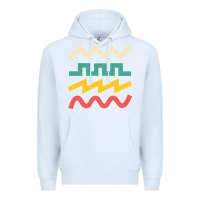 White synthetiseur Premium Hoodie - artisFamous