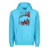 Ocean Blue usa utv rzr racing Premium Hoodie - artisFamous