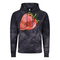 Cloud Black strawberry Vintage Hoodie - BarkalooDesign