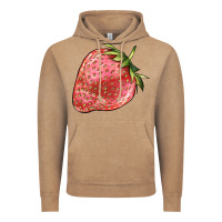 Vintage Coffee strawberry Vintage Hoodie - BarkalooDesign