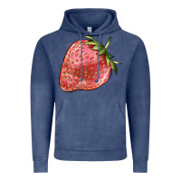 Vintage Denim strawberry Vintage Hoodie - BarkalooDesign