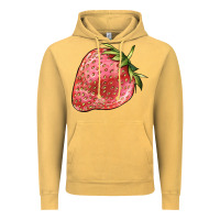 Vintage Mustard strawberry Vintage Hoodie - BarkalooDesign