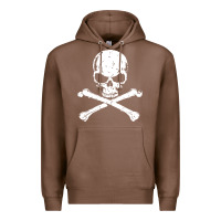 Chestnut pirates adults pirates skull crossbones beard Premium Hoodie - artisFamous