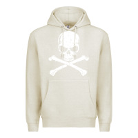 Oatmeal Heather pirates adults pirates skull crossbones beard Premium Hoodie - artisFamous