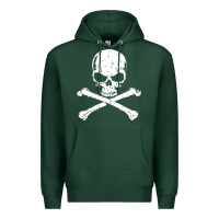 Sports Green pirates adults pirates skull crossbones beard Premium Hoodie - artisFamous