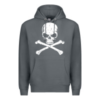 Rock pirates adults pirates skull crossbones beard Premium Hoodie - artisFamous
