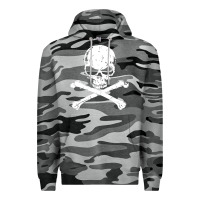 Slate Camo pirates adults pirates skull crossbones beard Premium Hoodie - artisFamous