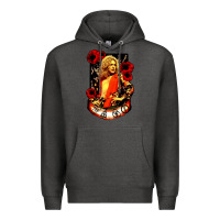 Charcoal Heather vintage image robert plant Premium Hoodie - artisFamous