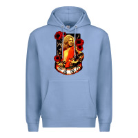 Colony Blue vintage image robert plant Premium Hoodie - artisFamous