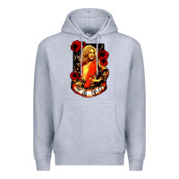 Heather Grey vintage image robert plant Premium Hoodie - artisFamous