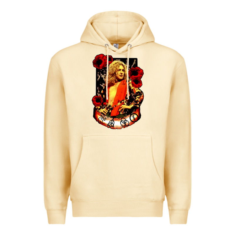 Vintage Image Robert Plant Premium Hoodie by artisFamous | Teevron