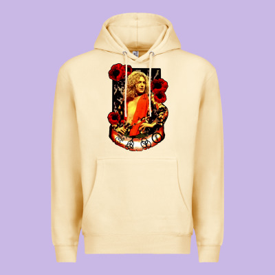 Vintage Image Robert Plant Premium Hoodie Designed By Artisfamous