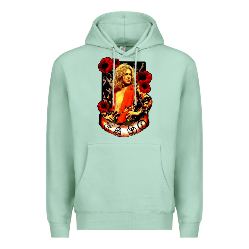 Vintage Image Robert Plant Premium Hoodie by artisFamous | Teevron