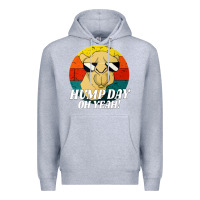 Heather Grey hump day Premium Hoodie - artisFamous
