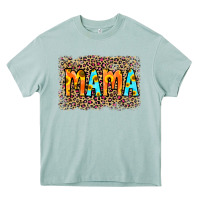 Arona Leopard Sunflower Mama Heavy Core Tee - RanaPortraitStore