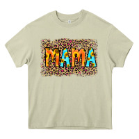 Mossy Leopard Sunflower Mama Heavy Core Tee - RanaPortraitStore