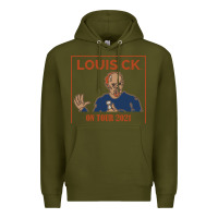 Army Green LOUIS C.K. Premium Hoodie - artisFamous