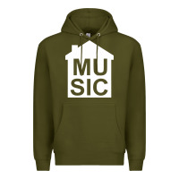 Army Green house music Premium Hoodie - artisFamous