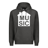Charcoal Heather house music Premium Hoodie - artisFamous