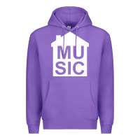 Purple house music Premium Hoodie - artisFamous