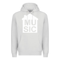 Dove Grey house music Premium Hoodie - artisFamous