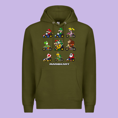 Mariokart Premium Hoodie Designed By Artisfamous