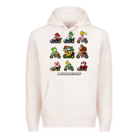 Pale Pink mariokart Premium Hoodie - artisFamous