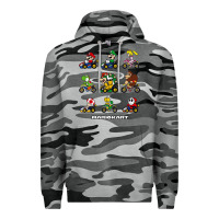 Slate Camo mariokart Premium Hoodie - artisFamous