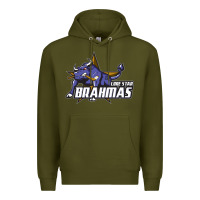 Army Green lone star brahmas Premium Hoodie - artisFamous