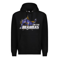 Black lone star brahmas Premium Hoodie - artisFamous