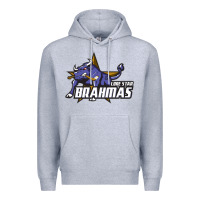Heather Grey lone star brahmas Premium Hoodie - artisFamous