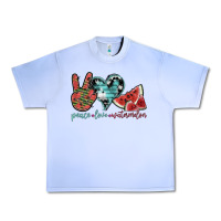 Grape Ice peace love watermelon Urban Heavy Tee - SublimationCraftShop