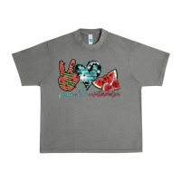 Tornado peace love watermelon Urban Heavy Tee - SublimationCraftShop