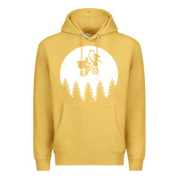 Antique Gold xenomorph phone home funny Premium Hoodie - artisFamous