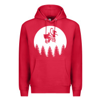 Cardinal xenomorph phone home funny Premium Hoodie - artisFamous