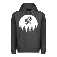 Charcoal Heather xenomorph phone home funny Premium Hoodie - artisFamous