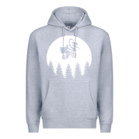 Heather Grey xenomorph phone home funny Premium Hoodie - artisFamous