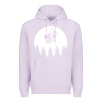 Lilac xenomorph phone home funny Premium Hoodie - artisFamous