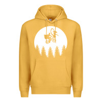 Mustard xenomorph phone home funny Premium Hoodie - artisFamous