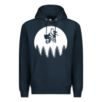 Navy xenomorph phone home funny Premium Hoodie - artisFamous