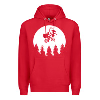 Red xenomorph phone home funny Premium Hoodie - artisFamous