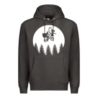 Smoke xenomorph phone home funny Premium Hoodie - artisFamous