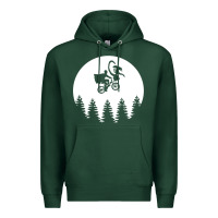 Sports Green xenomorph phone home funny Premium Hoodie - artisFamous
