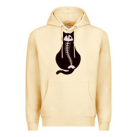 Pina Colada Cat with Fish Bone Premium Hoodie - artisFamous