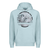 Blue Mist alien mata Premium Hoodie - artisFamous