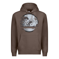 Coffee alien mata Premium Hoodie - artisFamous
