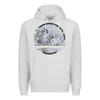 Dove Grey alien mata Premium Hoodie - artisFamous