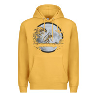 Mustard alien mata Premium Hoodie - artisFamous