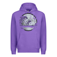 Purple alien mata Premium Hoodie - artisFamous