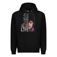 Black dearly beloved we are gathered here Premium Hoodie - artisFamous